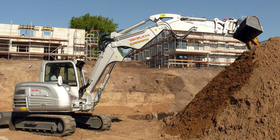 statybinė technika ratiniai vikšriniai ekskavatoriai ekskavatoriai-krautuvai Lenkija