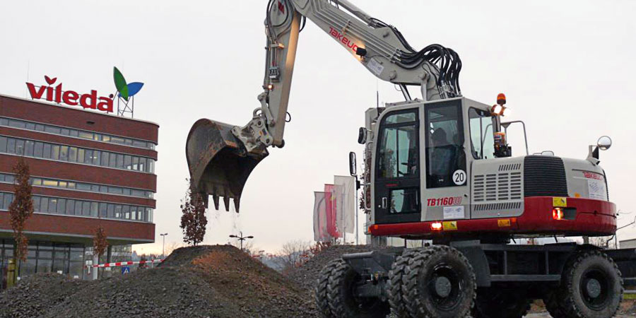 statybinė technika ratiniai vikšriniai ekskavatoriai ekskavatoriai-krautuvai Lenkija